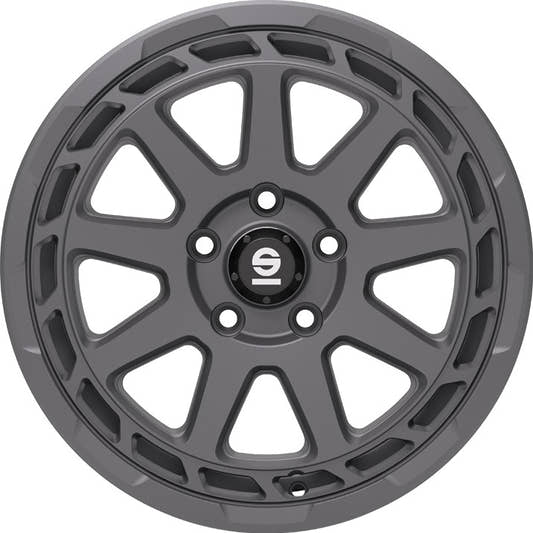 Sparco Gravel matt graphite Alufelge 8x17 Zoll ET35 LK 5x100 ML63.4 – Bild 2