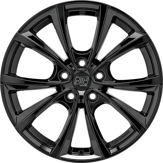 MSW 27 T gloss black Alufelge 9.5x20 Zoll ET45 LK 5x114.3 ML64.12 – Bild 2