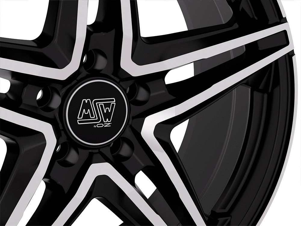 MSW 31 gloss black full polished Alufelge 8.5x19 Zoll ET43 LK 5x112 ML73.1 – Bild 5