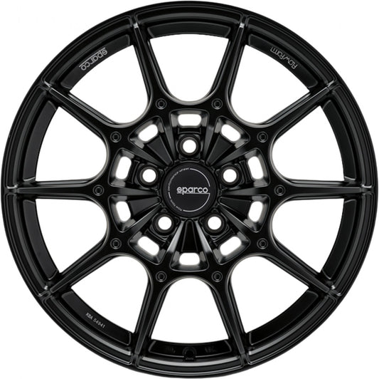 Sparco FF2 matt black Alufelge 7.5x18 Zoll ET45 LK 5x100 ML63.3 – Bild 2