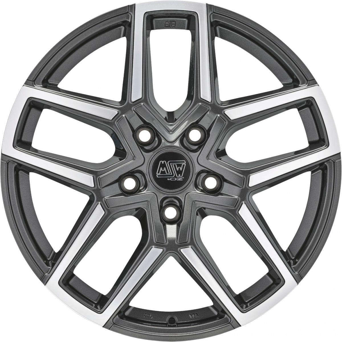 MSW 52 gloss gun metal poliert Alufelge 8.5x20 Zoll ET41.5 LK 5x120 ML72.56 – Bild 2