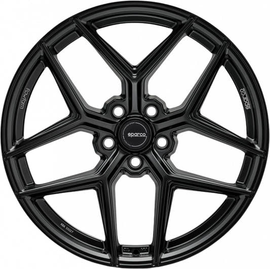 Sparco FF3 matt black Alufelge 8.5x18 Zoll ET38 LK 5x112 ML73.1 – Bild 2