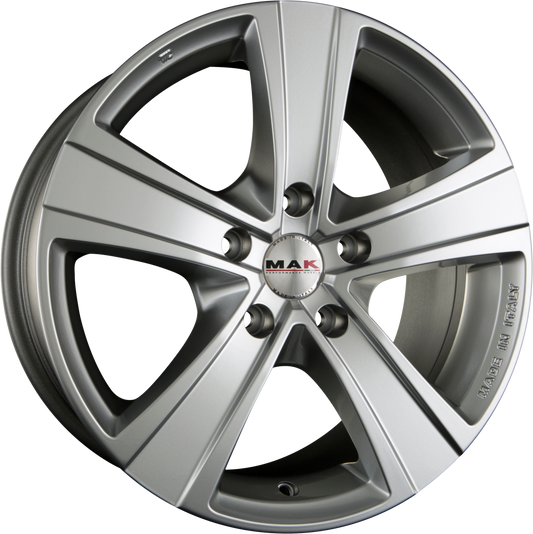Mak Fuoco 5 Hyper Silver Alufelge 6.5x16 Zoll ET68 LK 5x118 ML71.1 – Bild 2