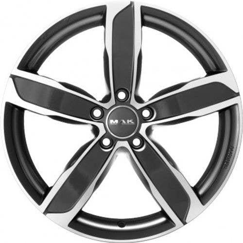 Mak Stadt gun metallic mirror Alufelge 7x16 Zoll ET53 LK 5x112 ML57.1 – Bild 2