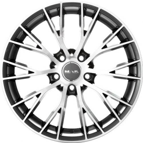 Mak München gun metallic mirror Alufelge 9.5x20 Zoll ET35 LK 5x120 ML72.6 – Bild 2