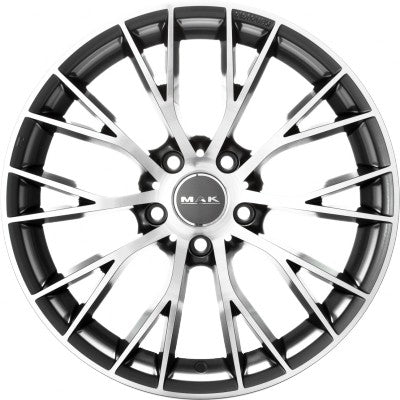 Mak München gun metallic mirror Alufelge 8.5x19 Zoll ET42 LK 5x108 ML63.4 – Bild 2