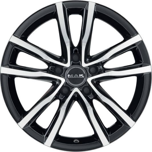 Mak Milano 5 black mirror Alufelge – Bild 2