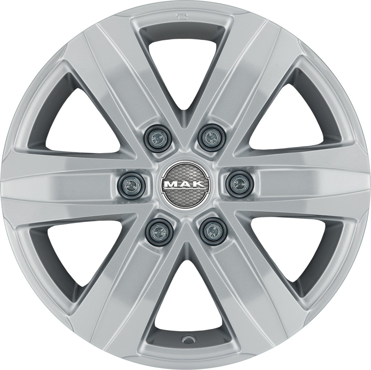Mak Stone 6 silver Alufelge 8.5x20 Zoll ET20 LK 6x139.7 ML106.1 – Bild 2
