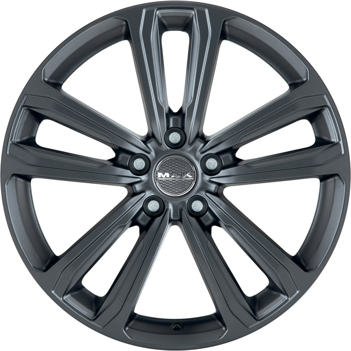 Mak Magma matt titan Alufelge 7x17 Zoll ET55 LK 5x114.3 ML56.1 – Bild 2