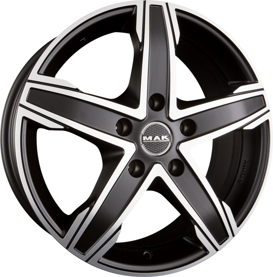 Mak King 5 Ice Black Alufelge 6.5x16 Zoll ET55 LK 5x130 ML89.1 – Bild 2