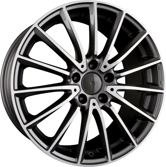 Mak Komet Gun Metal Mirror Face Alufelge 9x18 Zoll ET42 LK 5x112 ML66.6 – Bild 2