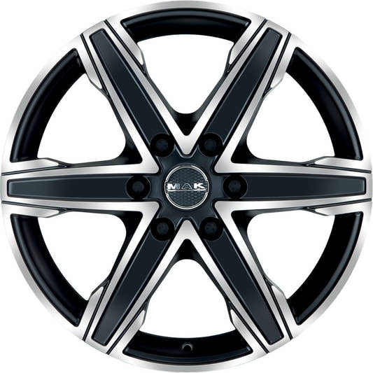 Mak King 6 ice black Alufelge 9x20 Zoll ET47 LK 6x114.3 ML66.1 – Bild 2