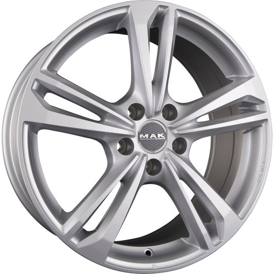 Mak Emblema Silver Alufelge 6.5x16 Zoll ET40 LK 5x100 ML57.1 – Bild 2
