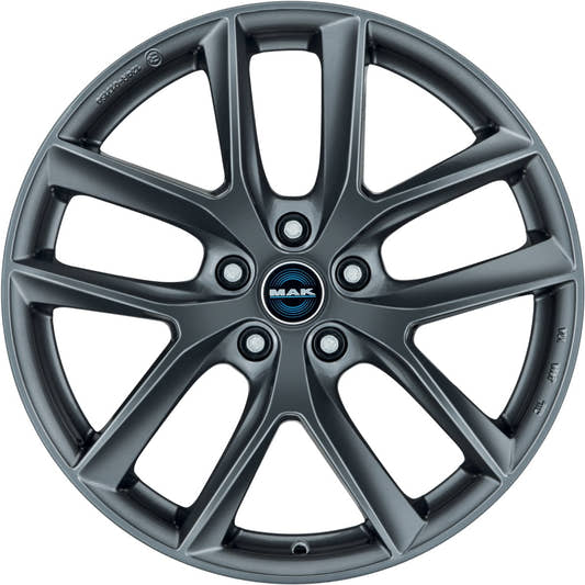 Mak Voltage gloss gun metallic Alufelge 8.5x19 Zoll ET40 LK 5x114.3 ML64.1 – Bild 2