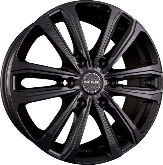 Mak Safari 6 Matt Black Alufelge 7.5x18 Zoll ET38 LK 6x139.7 ML67.1 – Bild 2