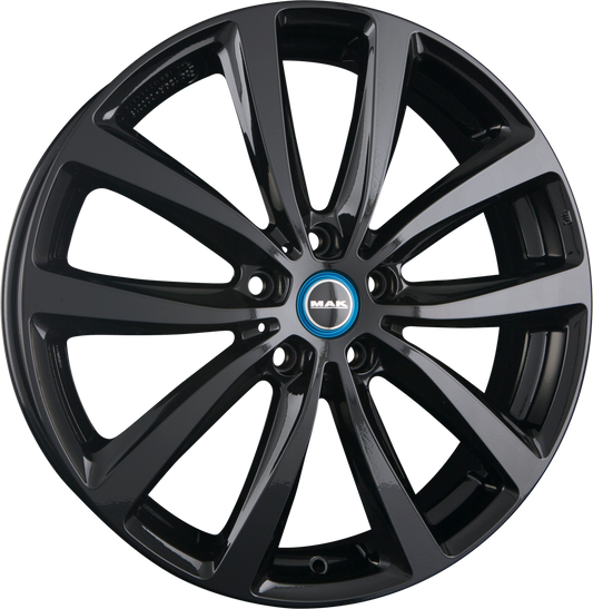 Mak Watt Gloss Black Alufelge 5x19 Zoll ET28 LK 5x112 ML66.6 – Bild 2