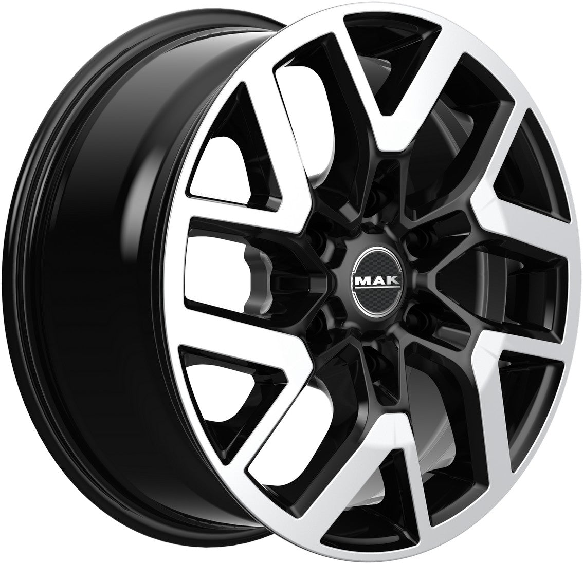 Mak Gravel black mirror Alufelge 7.5x17 Zoll ET50 LK 6x139.7 ML93.1 – Bild 3