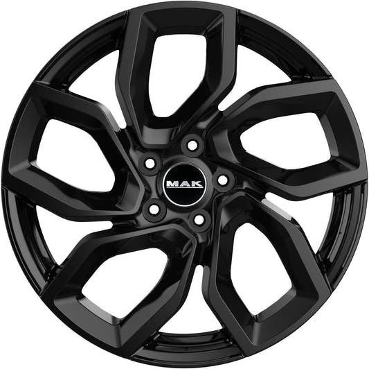 Mak Apollo gloss black Alufelge 7.5x18 Zoll ET38 LK 5x110 ML65.1 – Bild 2