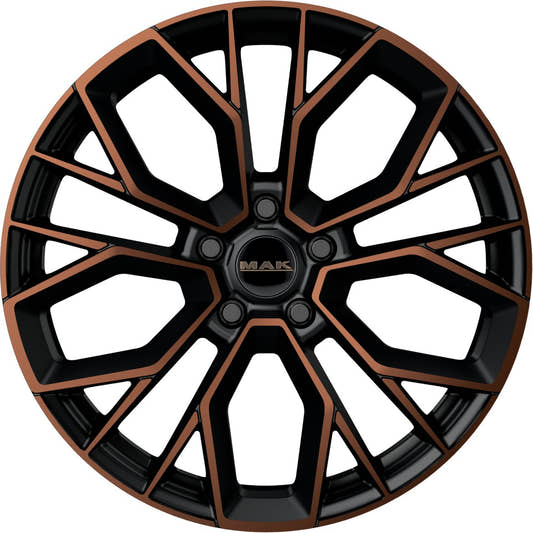 Mak Stilo black & bronze Alufelge 8.5x19 Zoll ET40 LK 5x114.3 ML76 – Bild 2