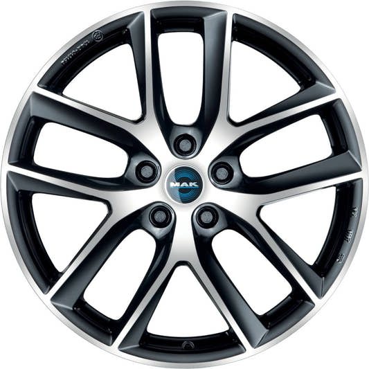 Mak Voltage black mirror Alufelge 8.5x19 Zoll ET38 LK 5x114.3 ML64.1 – Bild 2