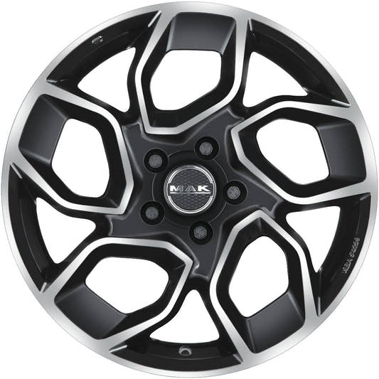 Mak Express black mirror Alufelge 7x17 Zoll ET51 LK 5x120 ML65.1 – Bild 2