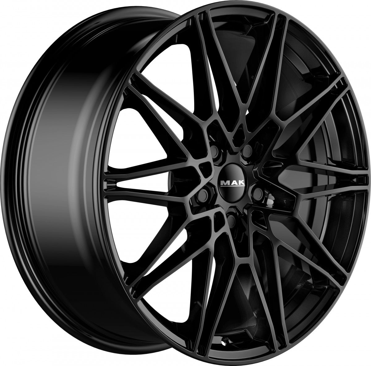 Mak Koenig gloss black Alufelge 8x19 Zoll ET48 LK 5x112 ML66.6 – Bild 3