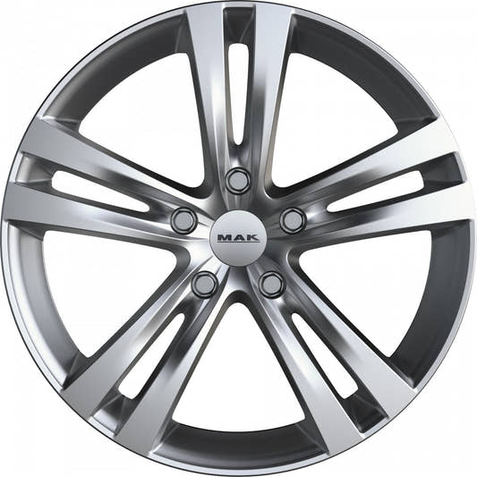 Mak Zenith matt titan Alufelge 8x17 Zoll ET35 LK 5x110 ML65.1 – Bild 2