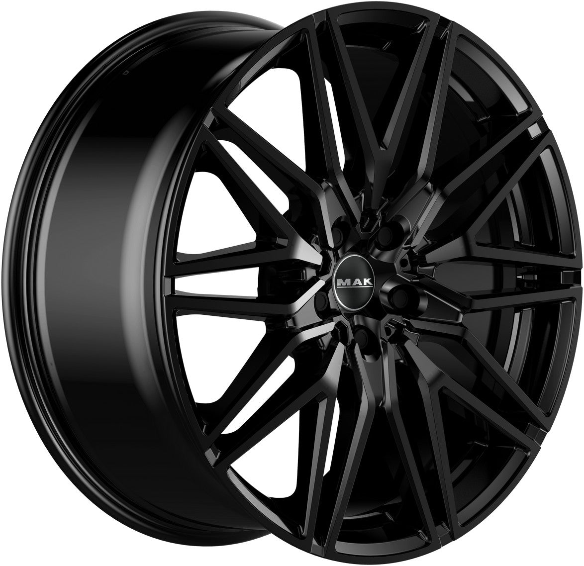 Mak Sturm gloss black Alufelge 10.5x21 Zoll ET42 LK 5x112 ML66.6 – Bild 3