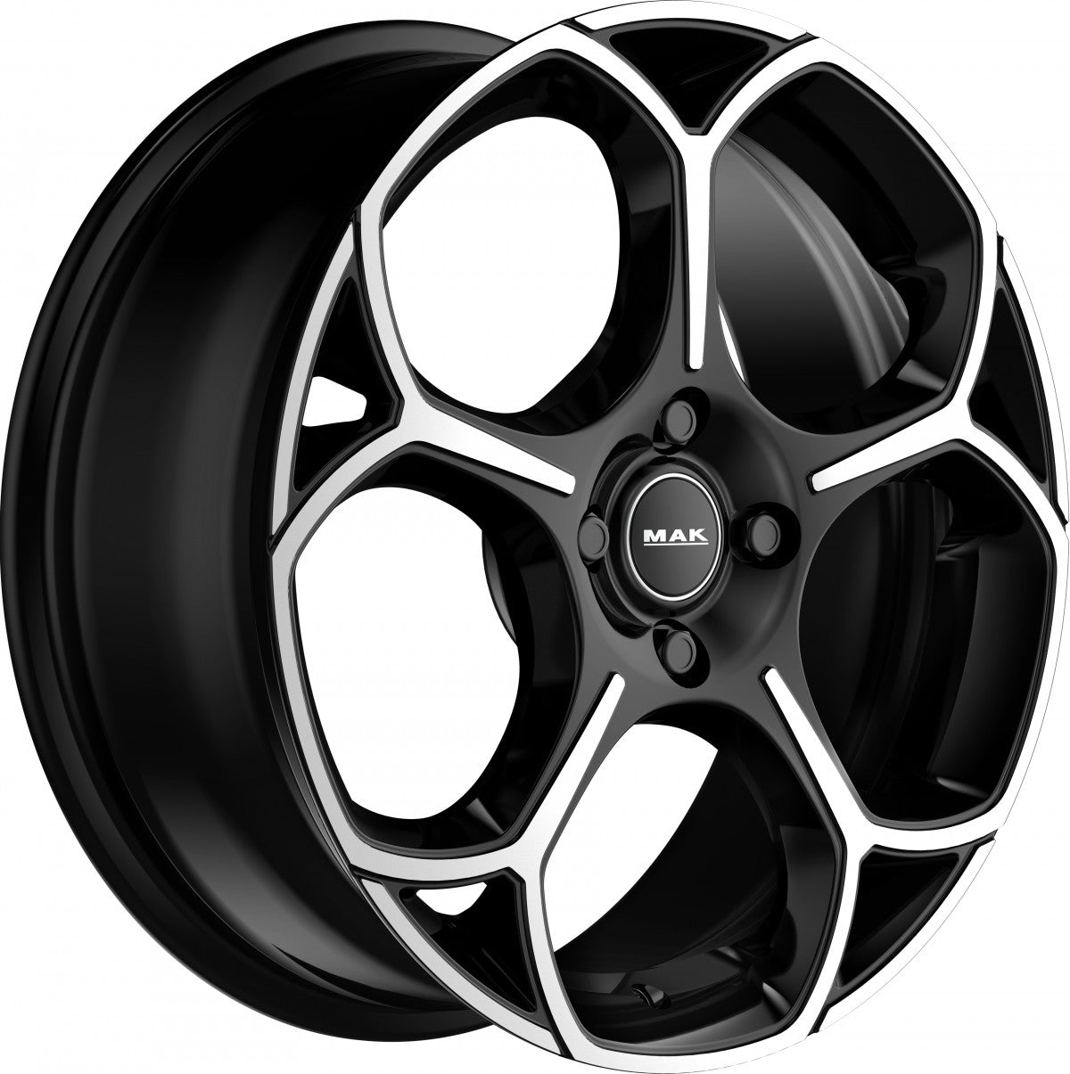 Mak Monza black mirror Alufelge 7.5x18 Zoll ET42 LK 5x108 ML65.1 – Bild 3