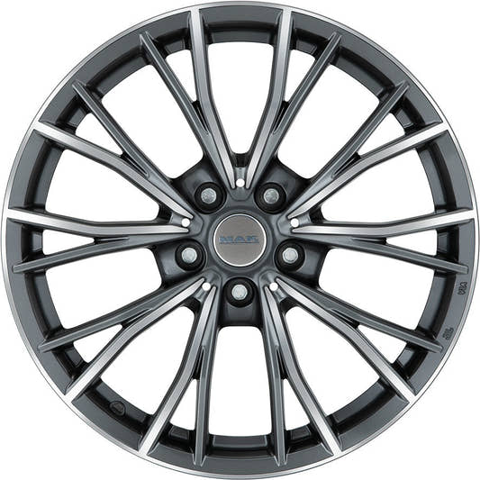 Mak Mark-D gun metallic mirror Alufelge 10.5x20 Zoll ET43 LK 5x112 ML66.6 – Bild 2