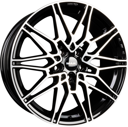 Mak König Black Mirror Face Alufelge 7.5x17 Zoll ET34 LK 5x120 ML72.6 – Bild 2