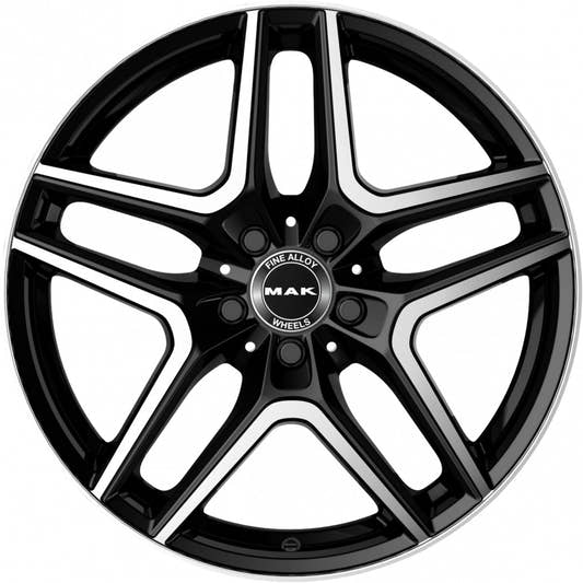 Mak Aurum black mirror Alufelge 8x19 Zoll ET40 LK 5x112 ML66.6 – Bild 2