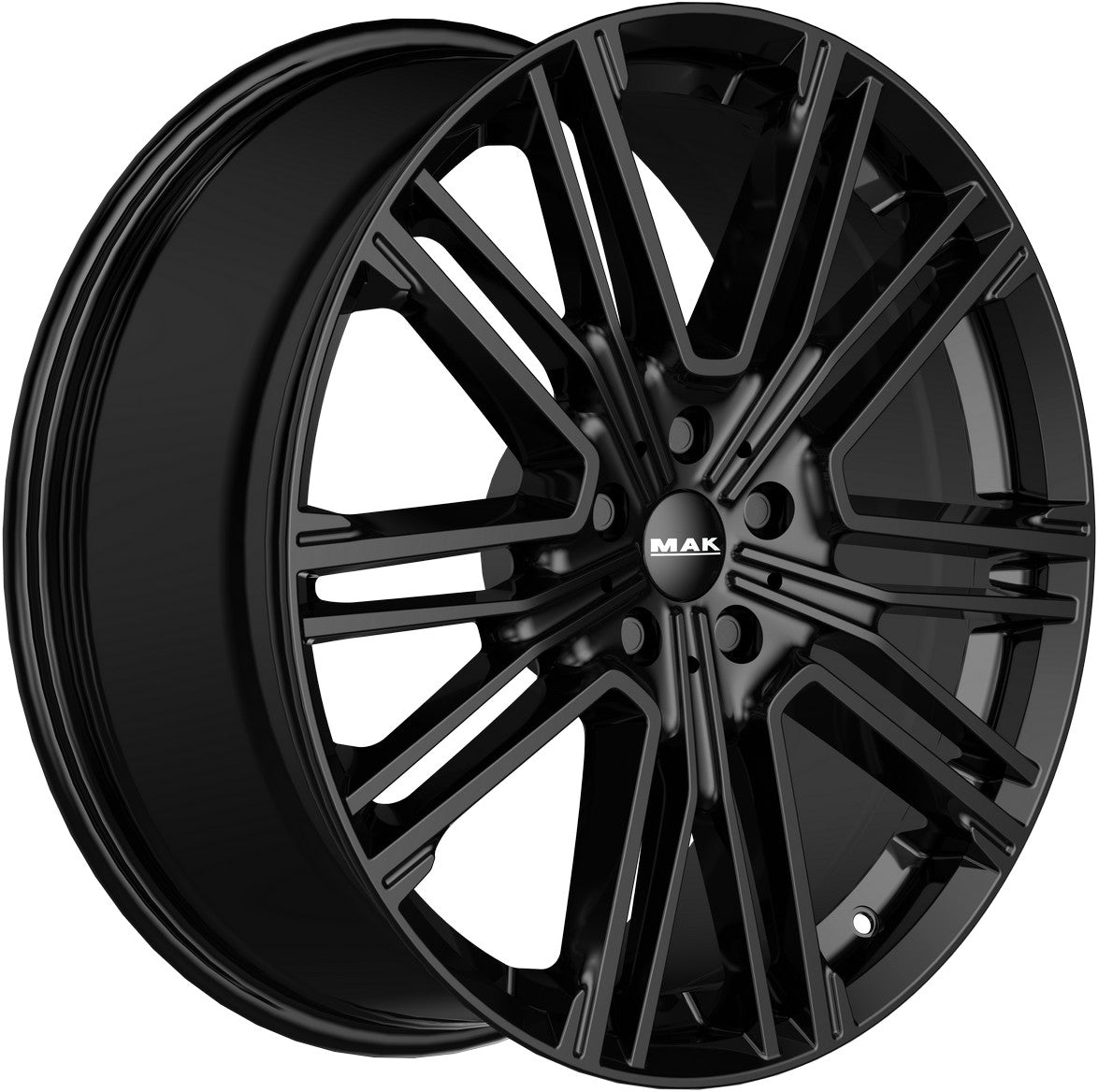 Mak Kult gloss black Alufelge 8.5x20 Zoll ET24 LK 5x112 ML66.6 – Bild 3