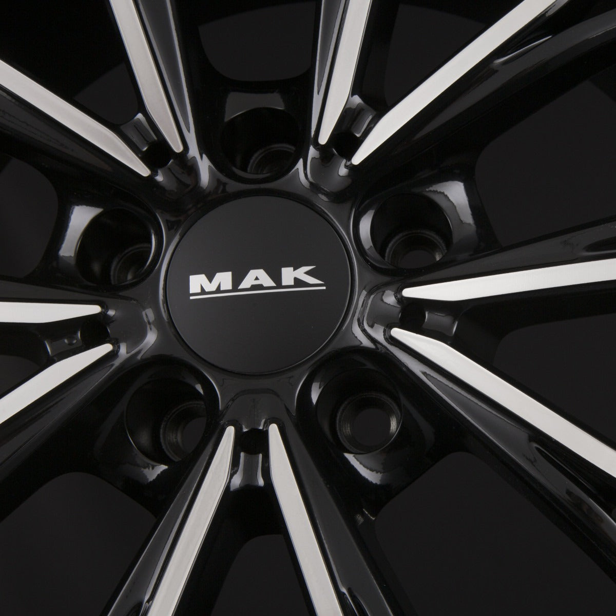 Mak Mark black mirror Alufelge 8x18 Zoll ET20 LK 5x112 ML66.6 – Bild 7