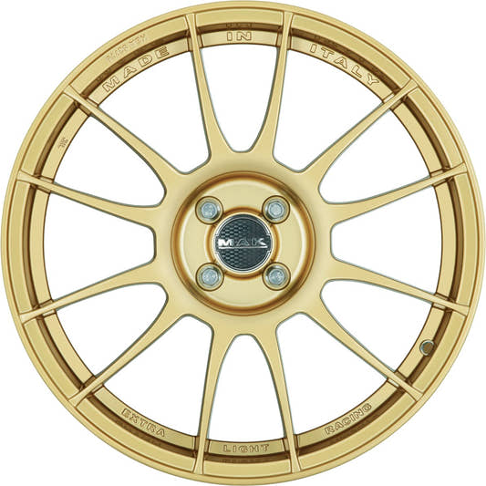 Mak XLR gold Alufelge 7x17 Zoll ET45 LK 5x108 ML72 – Bild 2