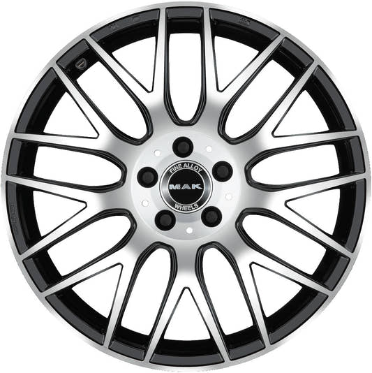 Mak Arrow black mirror Alufelge 10x21 Zoll ET62 LK 5x112 ML66.6 – Bild 2