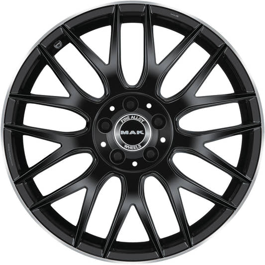 Mak Arrow gloss black mirror ring Alufelge 10x21 Zoll ET62 LK 5x112 ML66.6 – Bild 2