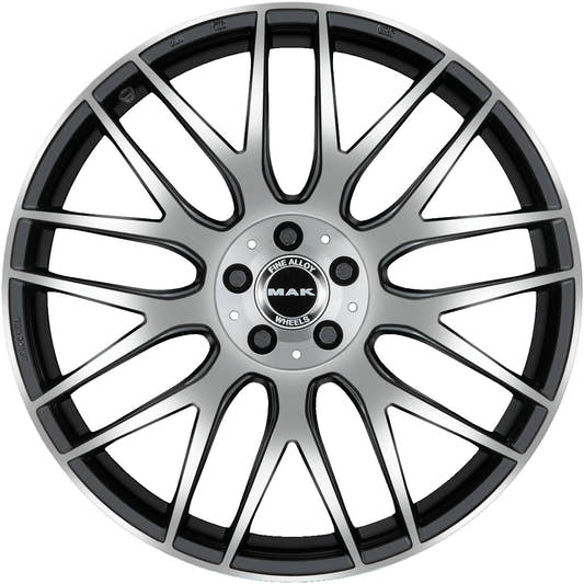 Mak Arrow-D black mirror Alufelge 11x21 Zoll ET55 LK 5x112 ML66.6 – Bild 2