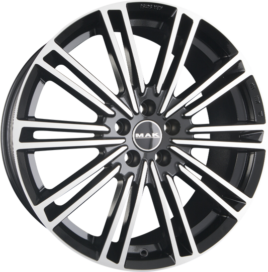 Mak York Black Mirror Face Alufelge 8x19 Zoll ET42 LK 5x108 ML63.4 – Bild 2