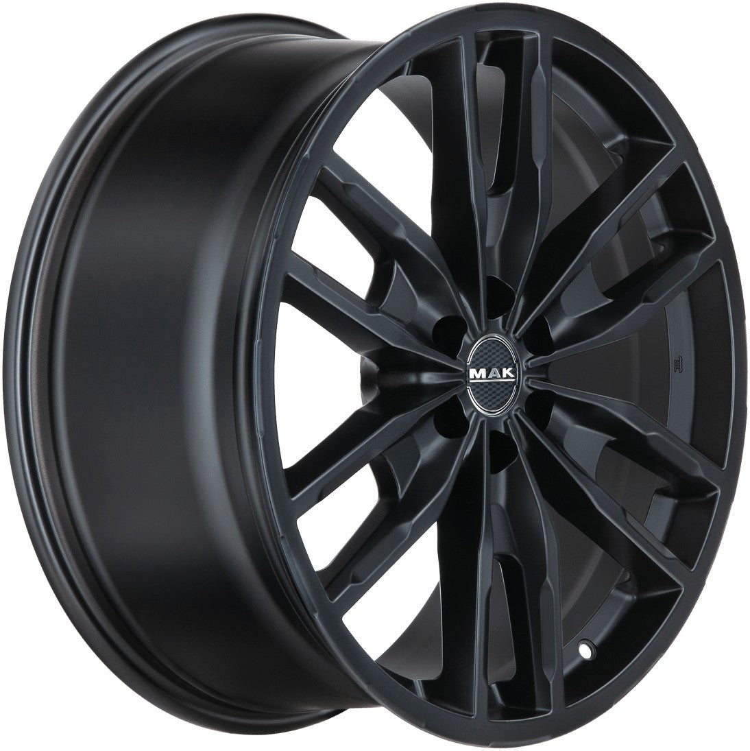 Mak Peak matt black Alufelge 7.5x17 Zoll ET30 LK 6x114.3 ML66.1 – Bild 3