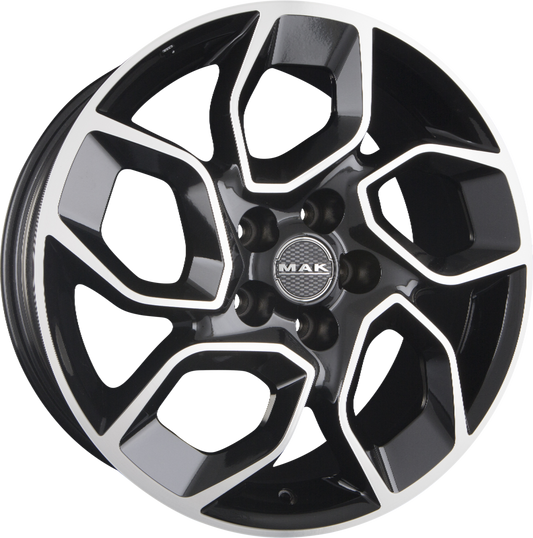 Mak Express Black Mirror Face Alufelge 7.5x18 Zoll ET50 LK 5x120 ML65.1 – Bild 2
