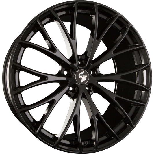 Etabeta Piuma Black Shiny Alufelge 9.5x22 Zoll ET40 LK 5x120 ML72.5 – Bild 2