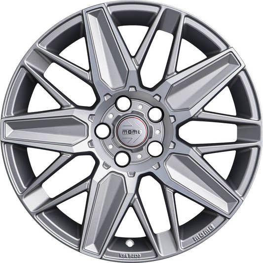 Momo Evoluzione matt titan polished Alufelge 8x18 Zoll ET42 LK 5x112 ML72.3 – Bild 2