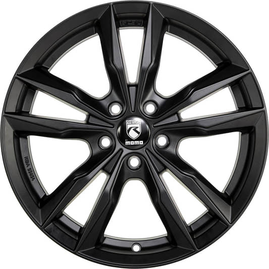 Momo Fast black matt Alufelge 7.5x17 Zoll ET45 LK 5x108 ML72.3 – Bild 2