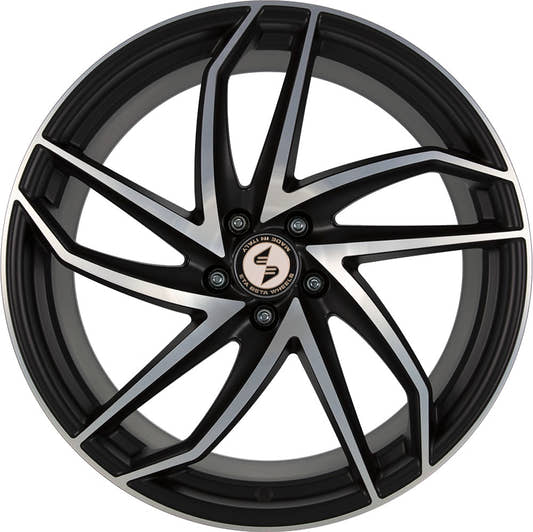 Etabeta Heron-K black matt full polished 10x20 ET50 - LK5/112 ML66.6 – Bild 2