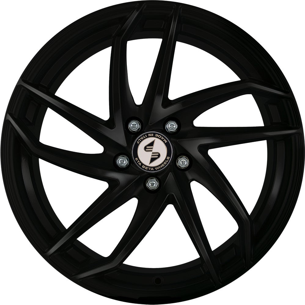 Etabeta Heron black shiny Alufelge 8.5x19 Zoll ET45 LK 5x112 ML78.1 – Bild 2