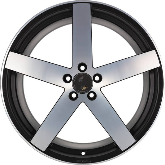 Etabeta Uros black matt full polished 9x20 ET45 - LK5/130 ML71.6 – Bild 2