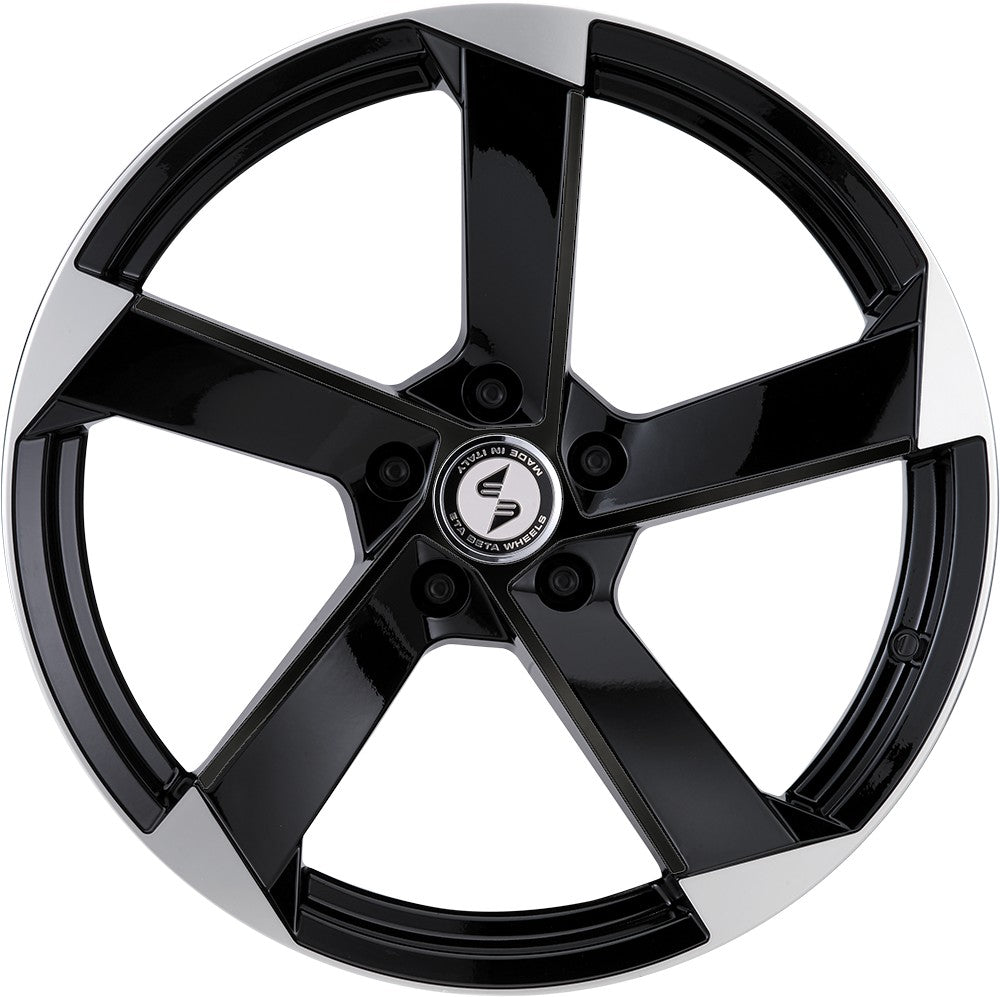 Etabeta Magic black shiny special edition Alufelge 8x18 Zoll ET25 LK 5x112 ML66.5 – Bild 2