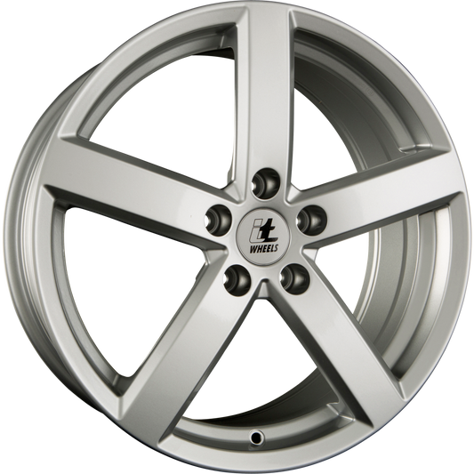 itWheels Eros ECE Silber lackiert Alufelge 7.5x18 Zoll ET45 LK 5x120 ML72.6 – Bild 2