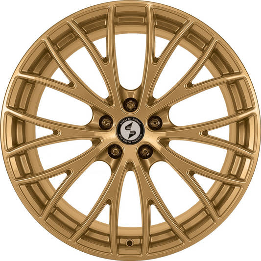 Etabeta Piuma-C gold shiny Alufelge 8.5x19 Zoll ET45 LK 5x108 ML78.1 – Bild 2